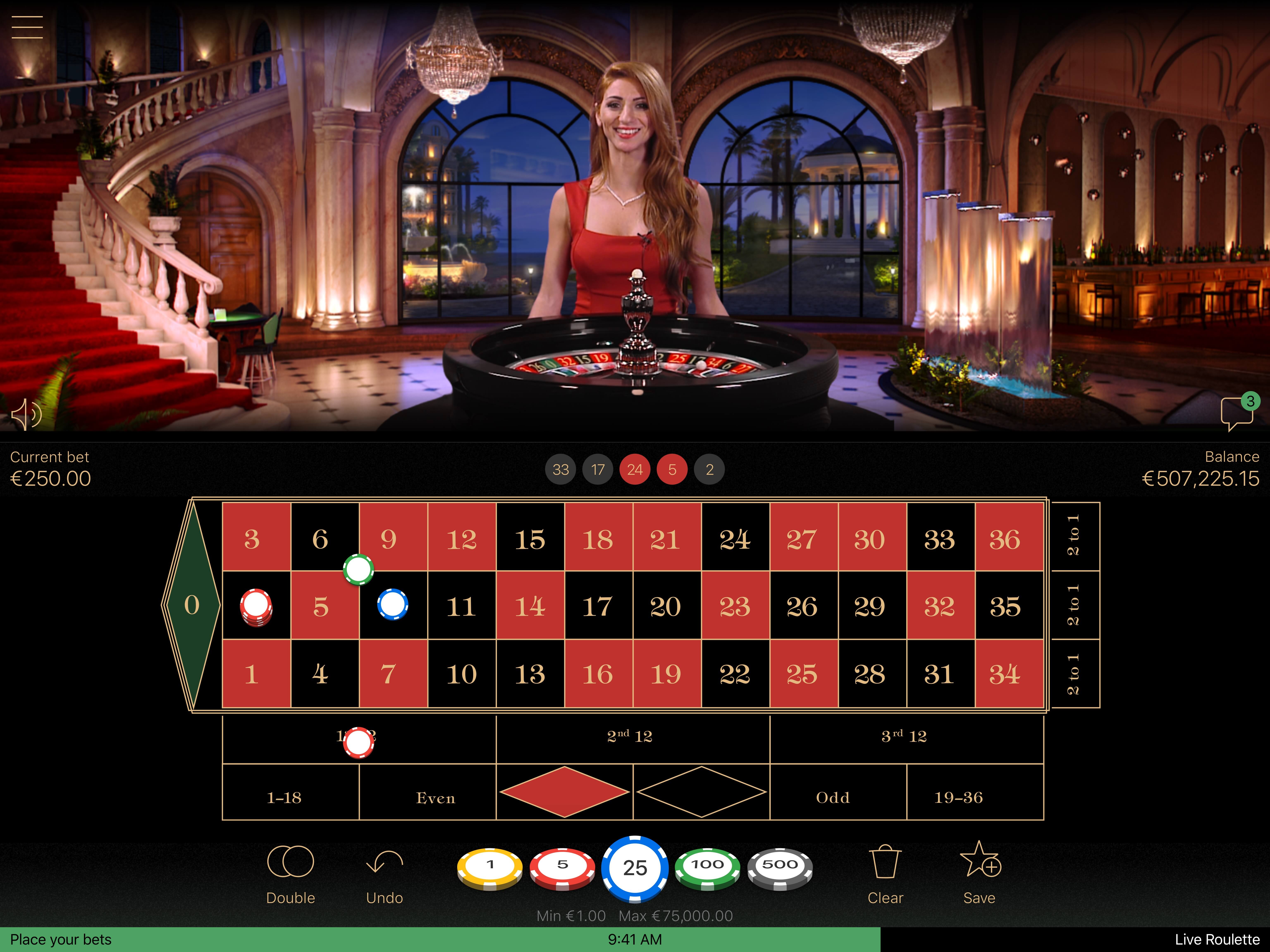 online roulette live